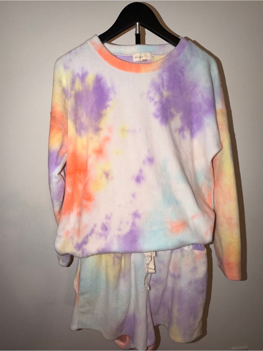“Perfect Peach” Pastel Tie Dye Lounge Set